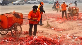 節后鞭炮息，電動掃地車為您收拾滿地殘紅