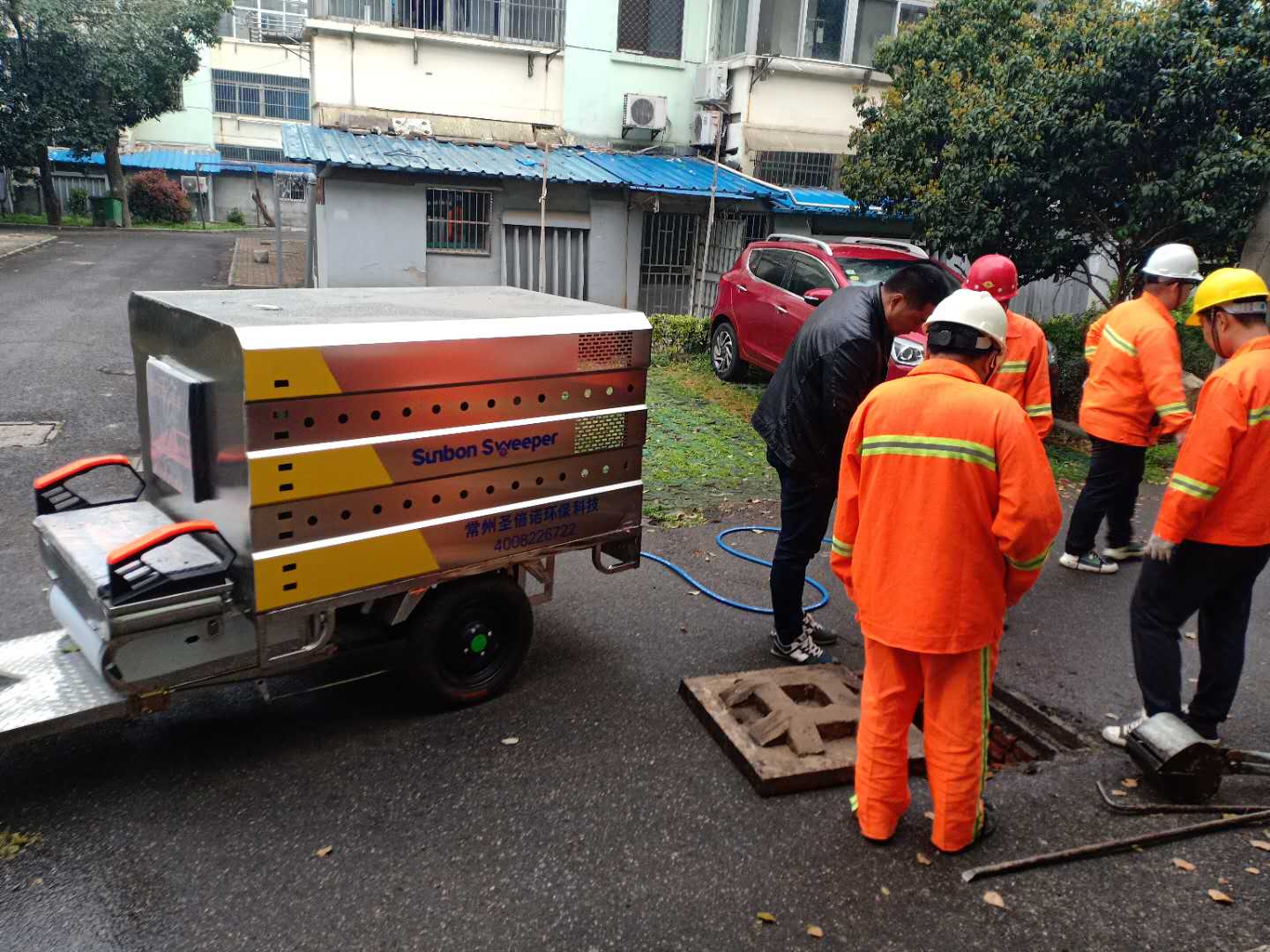 高壓沖洗車下水管道沖洗